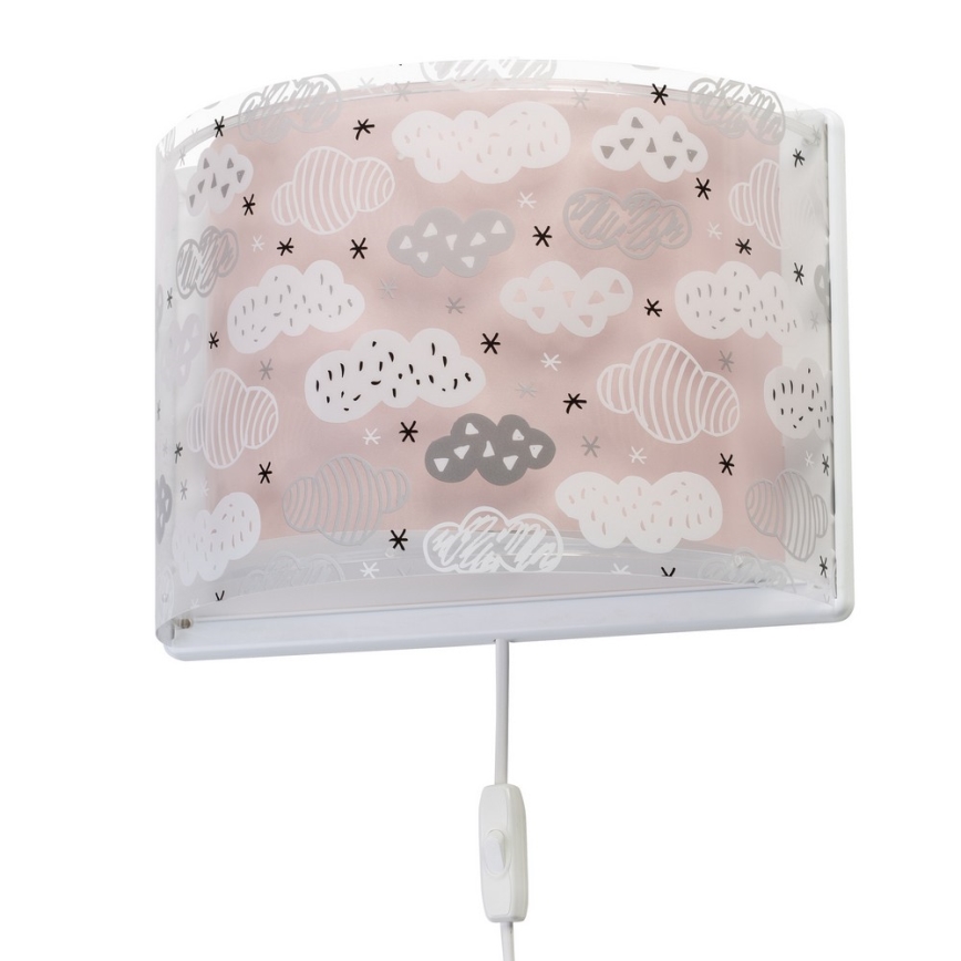 Dalber D-41418S - Luz de parede de criança CLOUDS 1xE27/60W/230V