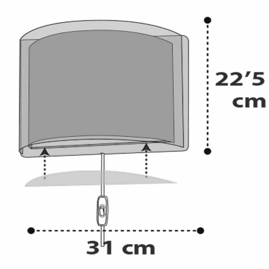 Dalber D-41418S - Luz de parede de criança CLOUDS 1xE27/60W/230V
