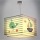 Dalber D-43422 - Candelabro de criança PETIT MARIN 1xE27/60W/230V