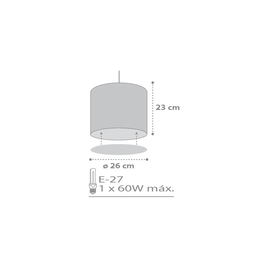 Dalber D-62012E - Candelabro de criança SWEET DREAM 1xE27/60W/230V