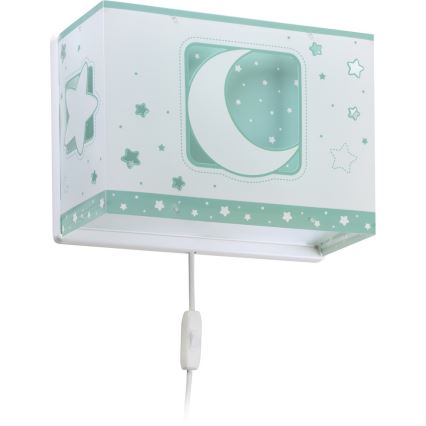 Dalber D-63238H - Luz de parede de criança MOONLIGHT 1xE27/60W/230V