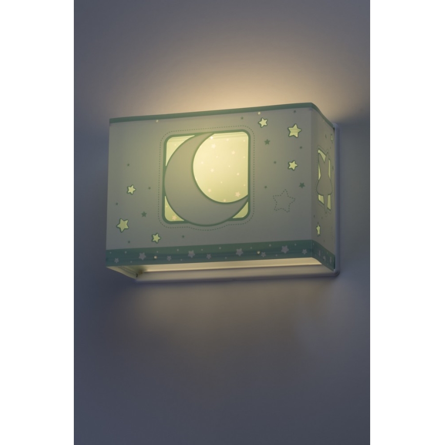 Dalber D-63238H - Luz de parede de criança MOONLIGHT 1xE27/60W/230V