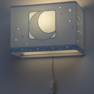 Dalber D-63238T - Luz de parede de criança MOONLIGHT 1xE27/60W/230V