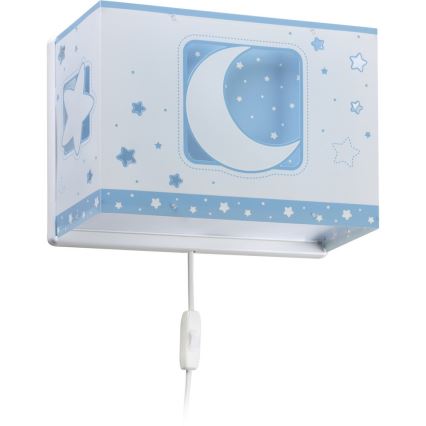 Dalber D-63238T - Luz de parede de criança MOONLIGHT 1xE27/60W/230V