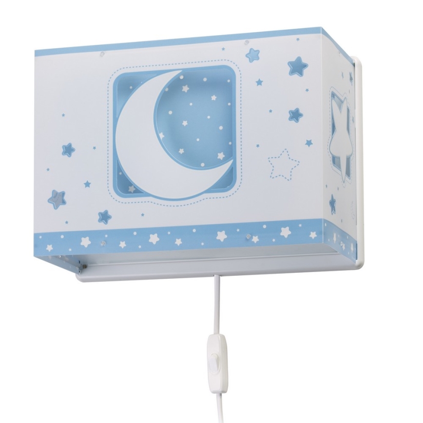 Dalber D-63238T - Luz de parede de criança MOONLIGHT 1xE27/60W/230V