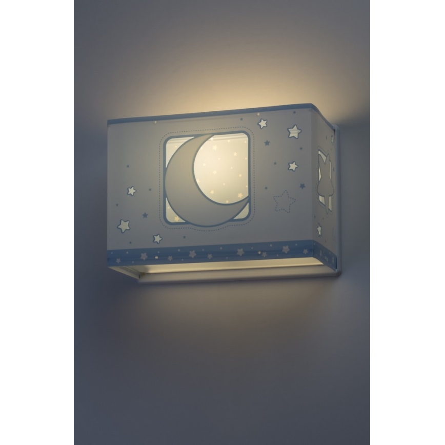 Dalber D-63238T - Luz de parede de criança MOONLIGHT 1xE27/60W/230V