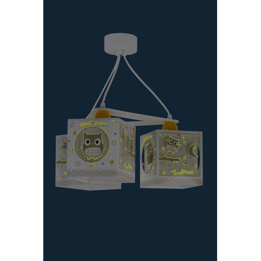 Dalber D-63394 - Candelabro de criança GOOD NIGHT 3xE27/60W/230V