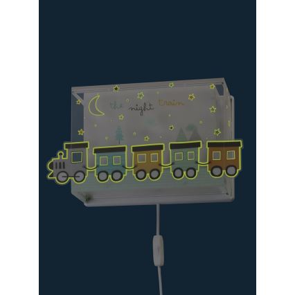 Dalber D-63538 - Luz de parede de criança TRAIN 1xE27/60W/230V