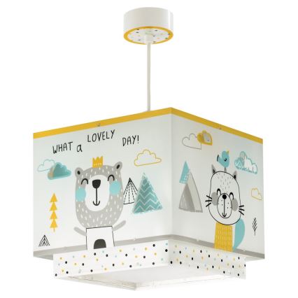 Dalber D-73242 - Candelabro de criança HELLO LITTLE 1xE27/15W/230V