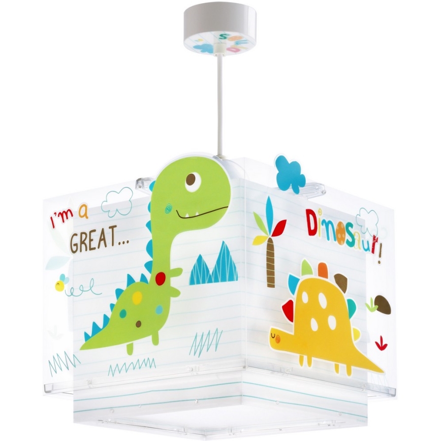 Dalber D-73452 - Candelabro infantil  DINOS 1xE27/60W/230V