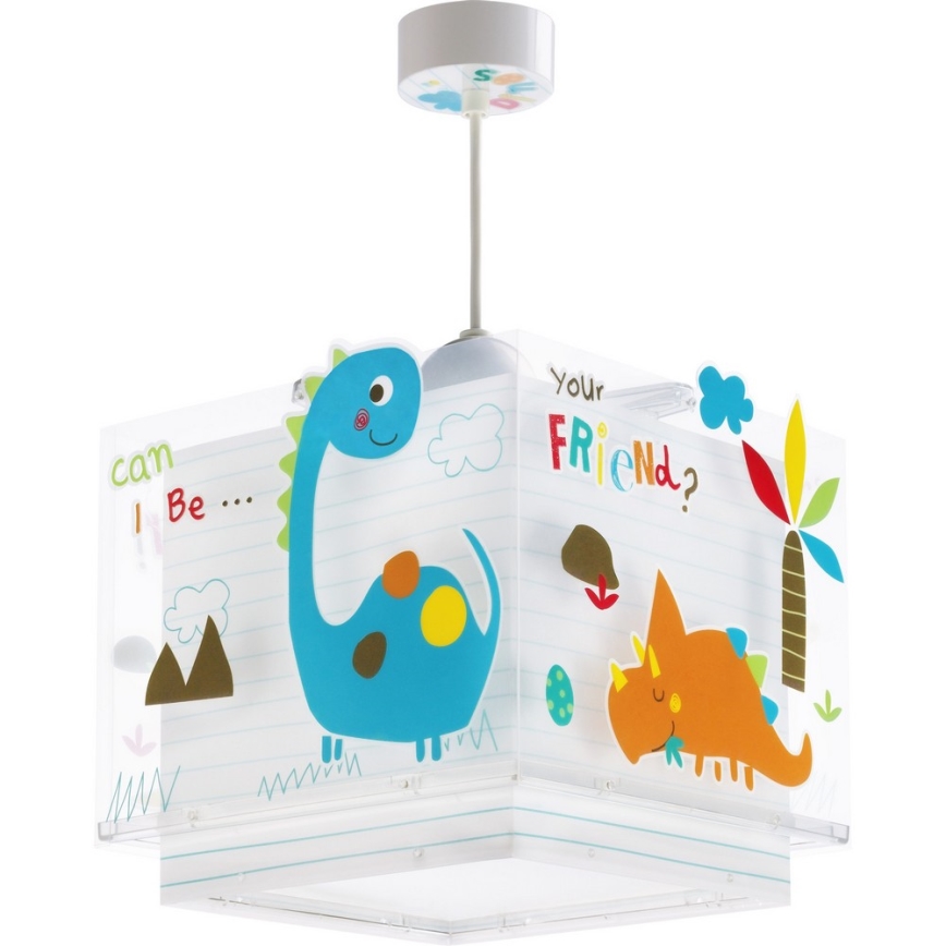 Dalber D-73452 - Candelabro infantil  DINOS 1xE27/60W/230V