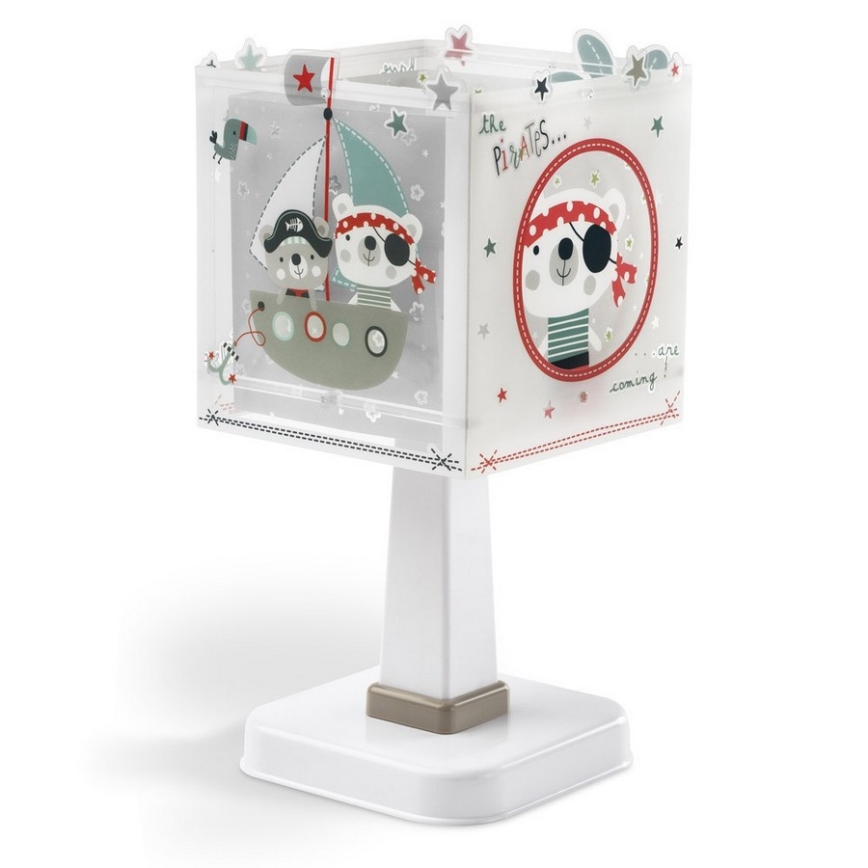 Dalber D-74551 - Candeeiro de mesa de criança PIRATES 1xE14/40W/230V