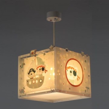 Dalber D-74552 - Candelabro de criança PIRATES 1xE27/60W/230V