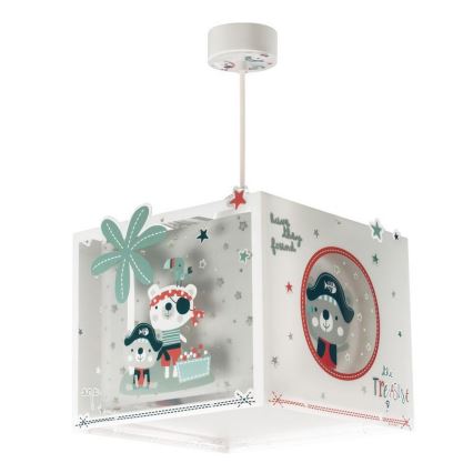 Dalber D-74552 - Candelabro de criança PIRATES 1xE27/60W/230V