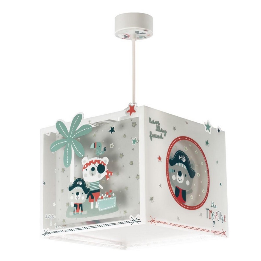 Dalber D-74552 - Candelabro de criança PIRATES 1xE27/60W/230V