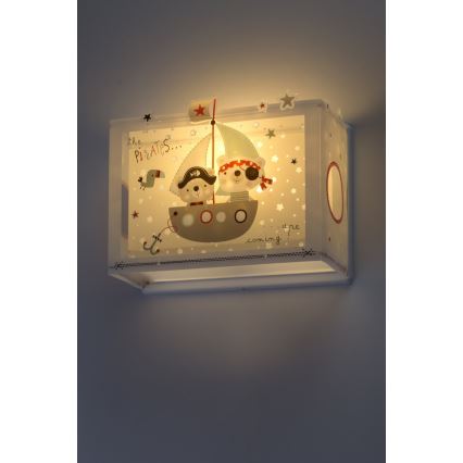 Dalber D-74558 - Luz de parede de criança PIRATES 1xE27/60W/230V