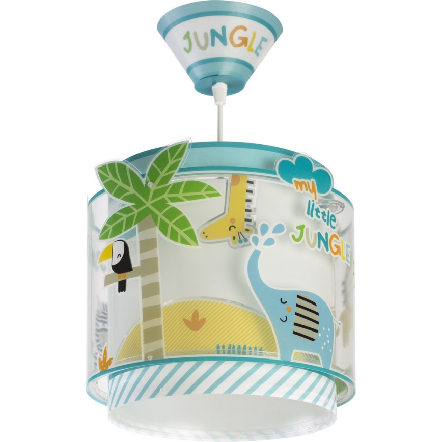 Dalber D-76112 - Candelabro de criança MY LITTLE JUNGLE 1xE27/15W/230V