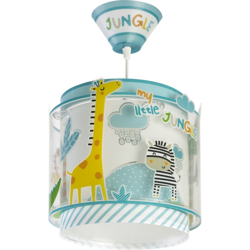 Dalber D-76112 - Candelabro de criança MY LITTLE JUNGLE 1xE27/15W/230V