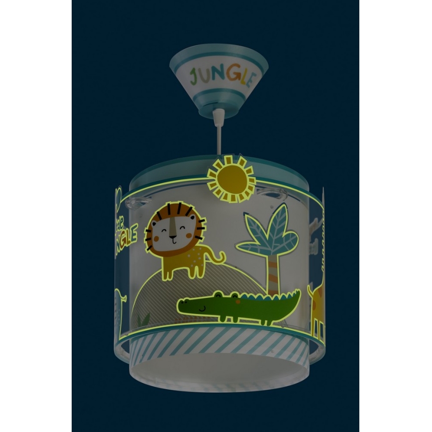 Dalber D-76112 - Candelabro de criança MY LITTLE JUNGLE 1xE27/15W/230V