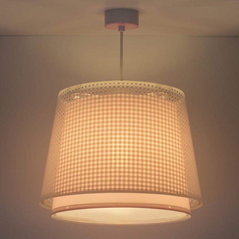 Dalber D-80222S - Candelabro de criança VICHY 1xE27/60W/230V