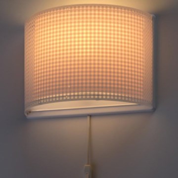 Dalber D-80228S - Luz de parede de criança VICHY 1xE27/60W/230V