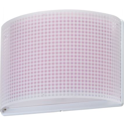 Dalber D-80228S - Luz de parede de criança VICHY 1xE27/60W/230V