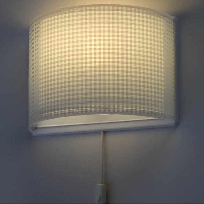 Dalber D-80228T - Luz de parede de criança VICHY 1xE27/60W/230V