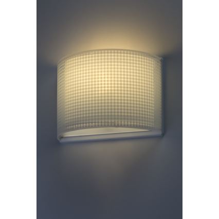 Dalber D-80228T - Luz de parede de criança VICHY 1xE27/60W/230V