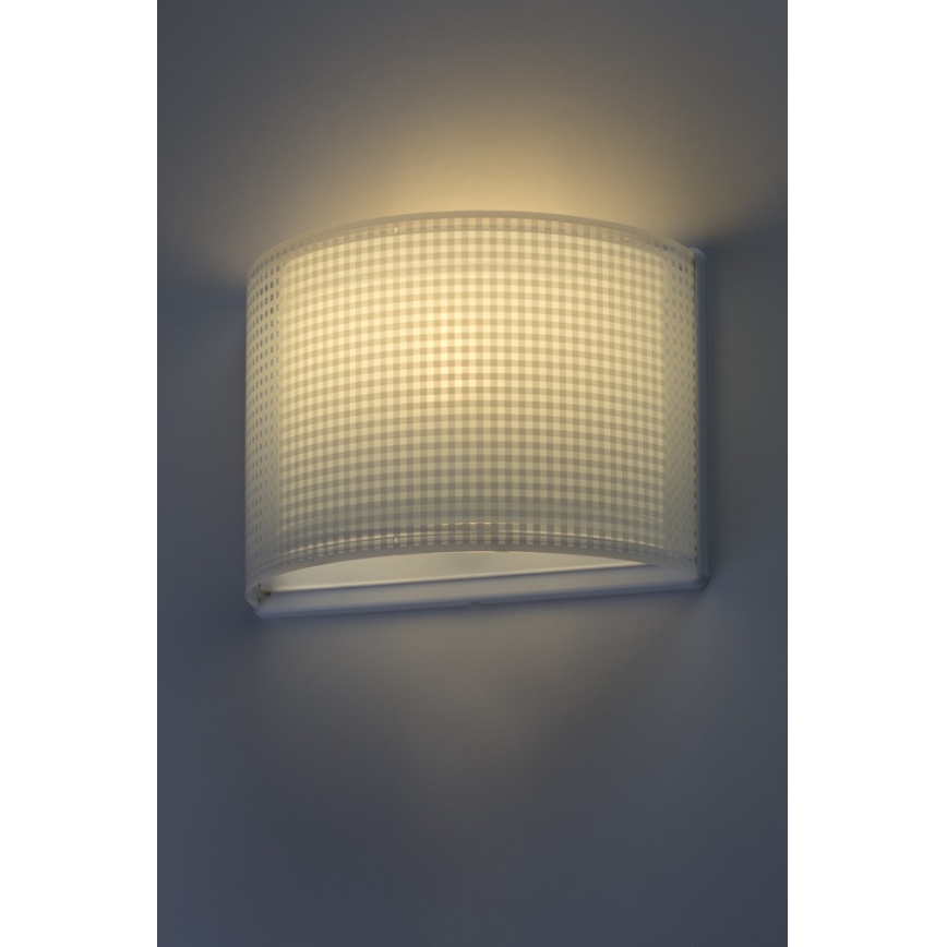 Dalber D-80228T - Luz de parede de criança VICHY 1xE27/60W/230V
