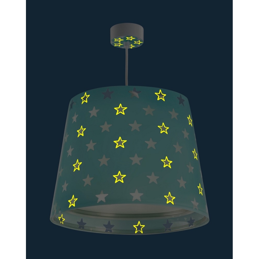 Dalber D-81212H - Candelabro de criança STARS 1xE27/60W/230V