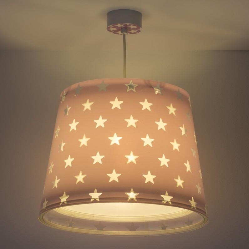 Dalber D-81212L - Candelabro pendente num fio de criança STARS 1xE27/60W/230V