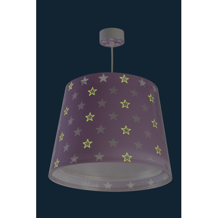 Dalber D-81212L - Candelabro pendente num fio de criança STARS 1xE27/60W/230V