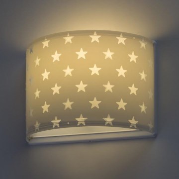 Dalber D-81218E - Luz de parede de criança STARS 1xE27/60W/230V