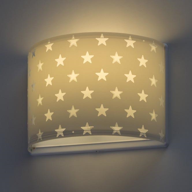 Dalber D-81218E - Luz de parede de criança STARS 1xE27/60W/230V