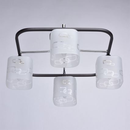 De Markt - Candelabro integrado ALPHA 4xE14/60W/230V