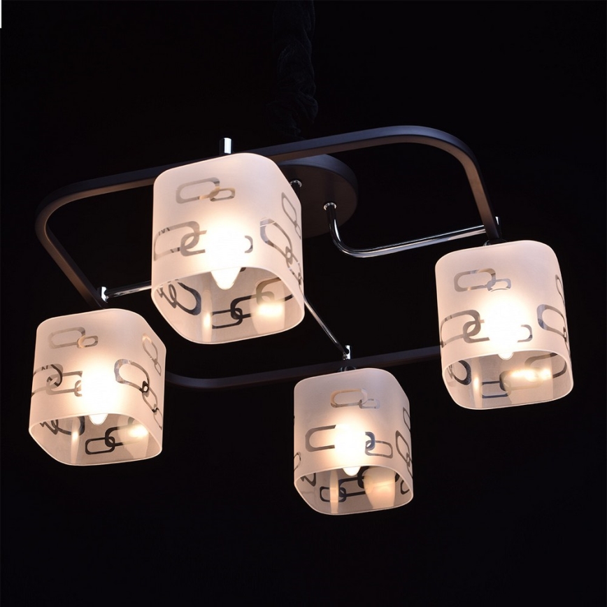 De Markt - Candelabro integrado ALPHA 4xE14/60W/230V