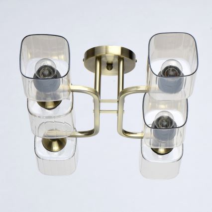 De Markt - Candelabro integrado TETRO 6xE27/40W/230V