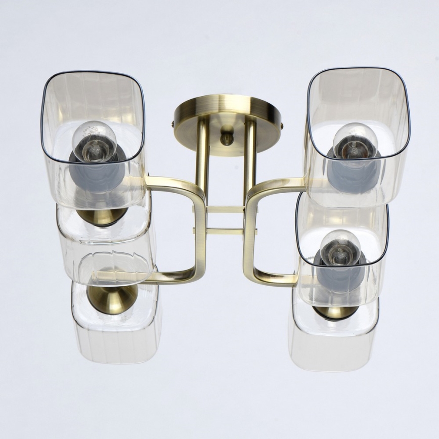 De Markt - Candelabro integrado TETRO 6xE27/40W/230V