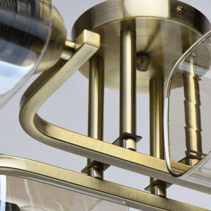 De Markt - Candelabro integrado TETRO 6xE27/40W/230V