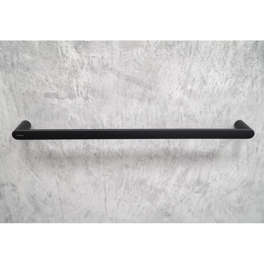 Deante ADR_N621 - Toalheiro de parede ROUND 62,8 cm, preto