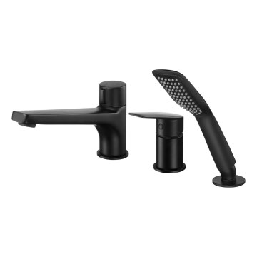 Deante BGJ_N13M - Conjunto para banheira com misturador JASMIN, preto