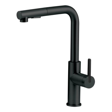 Deante BKM_N73M - Torneira de lavatório com pulverizador extensível MOMI preto