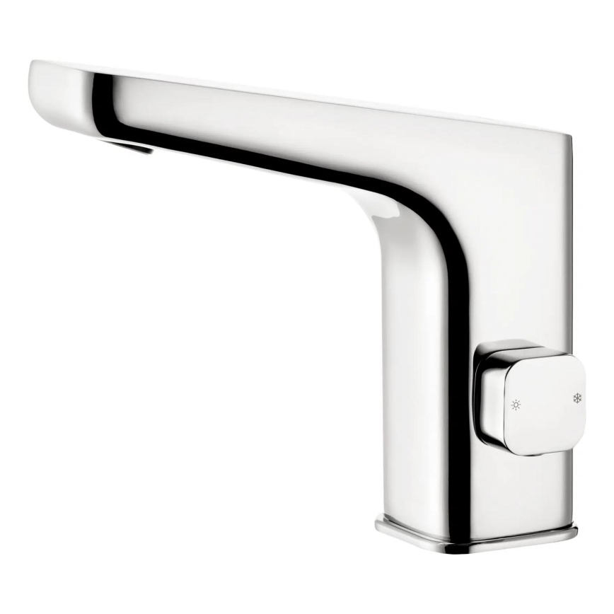 Deante BQH_029R - Torneira para lavatório com regulação da temperatura HIACYNT 4xAA cromado brilhante