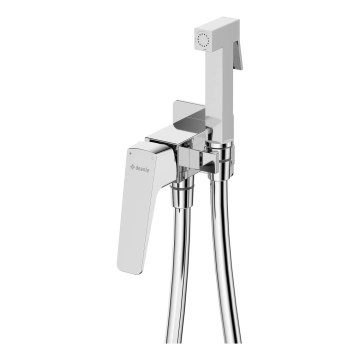 Deante BQL_034M - Misturador para bidé com duche de mão para instalação embutida BLUR, acabamento cromado brilhante