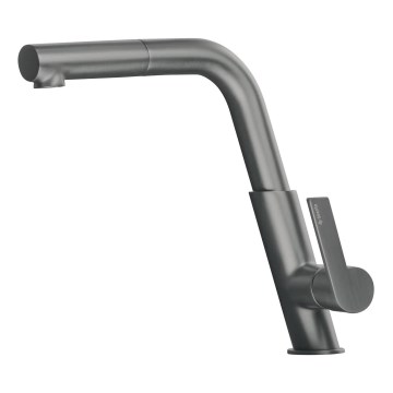 Deante BQS_D73M - Torneira de cozinha com bica extraível SILIA titânio