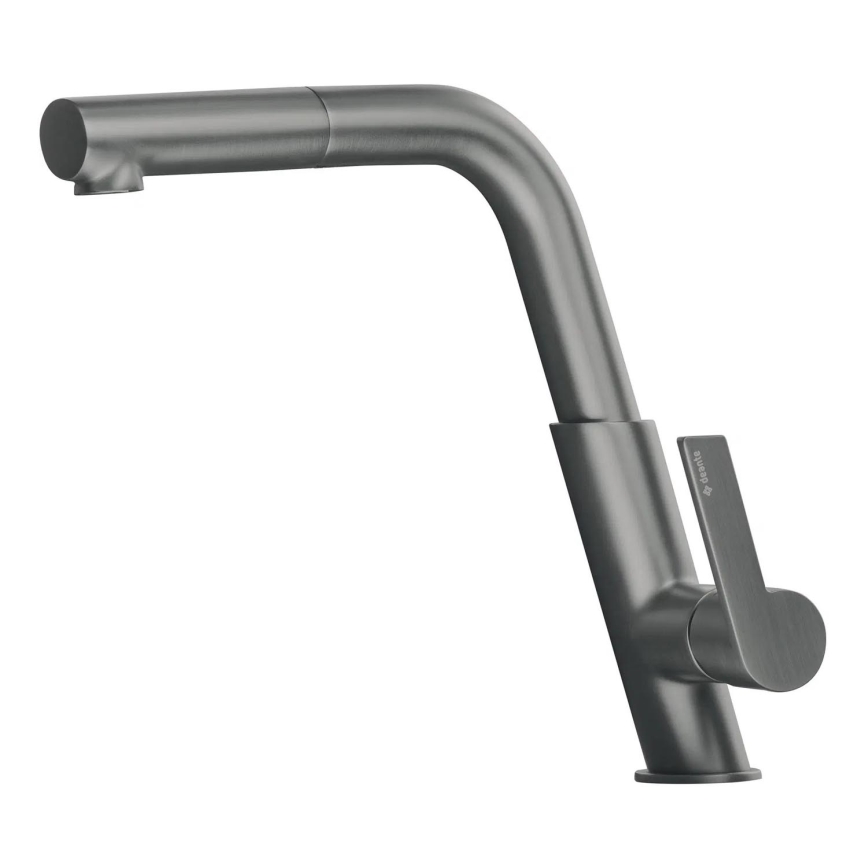 Deante BQS_D73M - Torneira de cozinha com bica extraível SILIA titânio