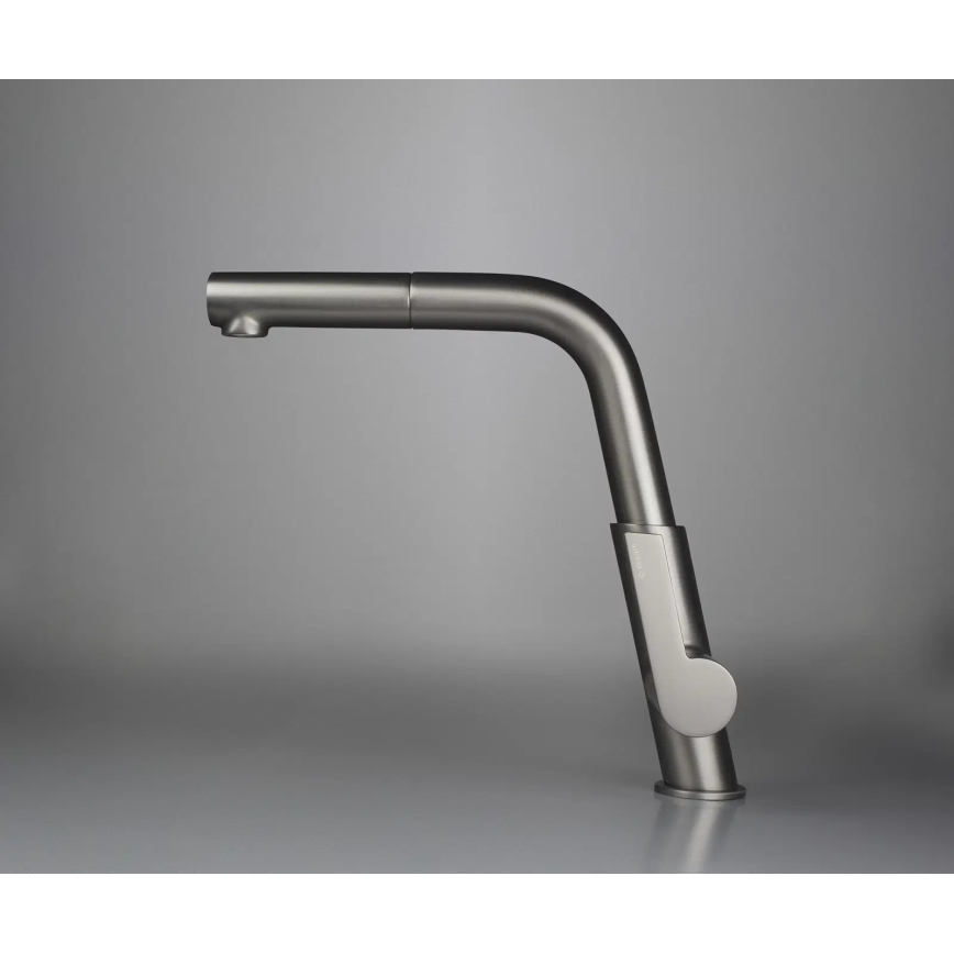 Deante BQS_D73M - Torneira de cozinha com bica extraível SILIA titânio
