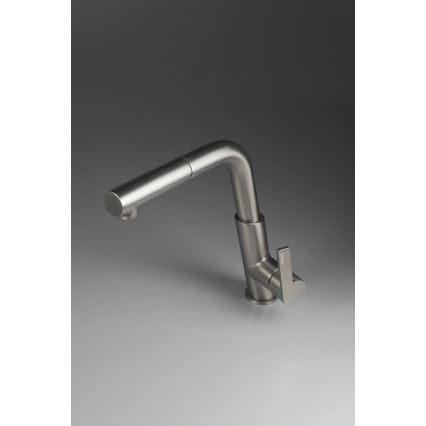 Deante BQS_D73M - Torneira de cozinha com bica extraível SILIA titânio