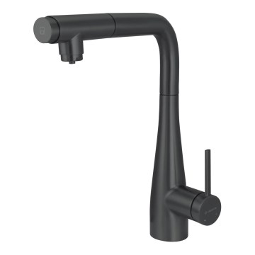 Deante BRE_N75M - Torneira de lavatório com pulverizador extensível ERIDAN preto