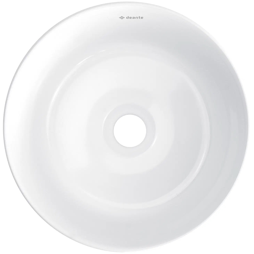 Deante CDJ_6U2S - Lavatório para bancada JASMIN diâmetro 28 cm cerâmica/branco